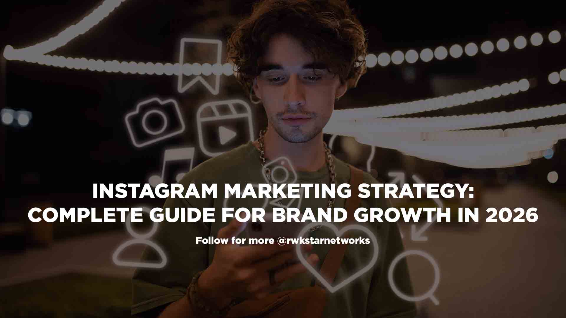 Instagram marketing strategy showcasing content creation, engagement, and brand growth